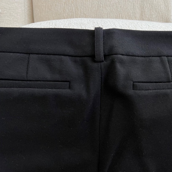 Diane von Furstenberg Mid-Rise Straight-Leg Black Pants - Picture 6 of 6